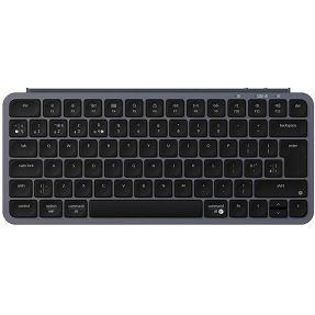 Keychron bežična tipkovnica B1 Pro, Ultraslim, Bluetooth/2.4GHz, Space Gray, UK Layout, HR znakovi, B1P-K1-UK
