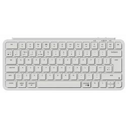 Keychron bežična tipkovnica B1 Pro, Ultraslim, Bluetooth/2.4GHz, Ivory White, UK Layout, B1P-K8-UK