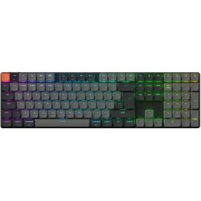 Keychron mehanička tipkovnica K5, Bluetooth/2.4GHz, Carbon Black, UK Layout, HR znakovi, K5X-H1-UK