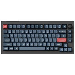 Keychron mehanička tipkovnica V1 Max, Bluetooth/2.4GHz, Black, US Layout, V1M-D1