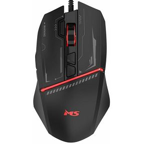MS žični miš Nemesis T-101C, 12800 dpi, Gaming, Black, MSP20057