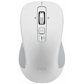 MS bežični miš Whisper MW-115, 3200 dpi, Bluetooth/2.4 GHz, White, MSP20104