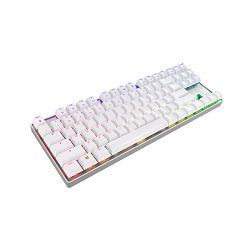 Tipkovnica Cherry MX 8.2 TKL RGB, mehanička, MX red, bežična/BT, bijela, 61777