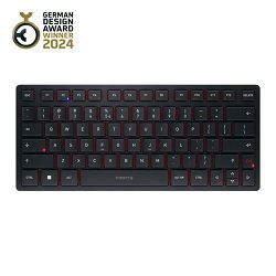 Tipkovnica Cherry KW 9200 MINI bežična kompaktna tipkovnica, crna, JK-9250EU-2