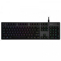 Logitech žična tipkovnica G512, Gaming, mehanička, Carbon, GX Brown, 920-009352