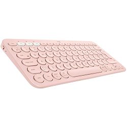 Logitech bežična tipkovnica K380, Bluetooth, Rose, 920-009590