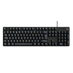 Logitech žična tipkovnica G413 SE, Gaming, mehanička, GX Brown, UK, Black, 920-010555