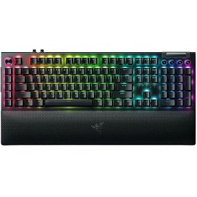 Tipkovnica Razer BlackWidow V4 Pro, Green Switch, UK Layout, RZ03-04680300-R3W1