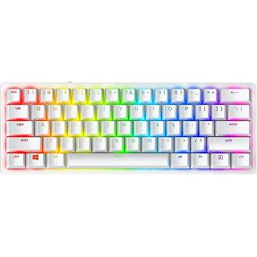 Razer mehanička tipkovnica Huntsman Mini, Mercury White, Linear Red Switch, UK Layout, RZ03-03392600-R3W1