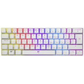 White Shark mehanička tipkovnica GK-2022 SHINOBI / HR, USB, 60%, blue switch, bijela