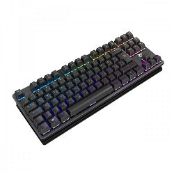Tipkovnica White Shark GK-2101 SPARTAN-X RGB / HR, USB, TKL, red switch, crna, 736373268241
