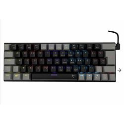 White Shark tipkovnica GK-002122 Wakizashi, Crno-siva, Mehanička, Plavi switch, USB, 65%, HR