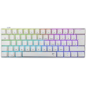 White Shark mehanička tipkovnica GK-004232 SHINOBI-2 / HR, USB, brown switch, bijela