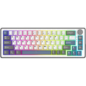 White Shark mehanička tipkovnica GK-009252 Excalibur-M / HR, USB, KTT Hot-Swap (Wine Red), bijela