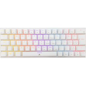 White Shark mehanička tipkovnica GK-002212V2 Wakizashi-2, HR, USB, red switch, bijela