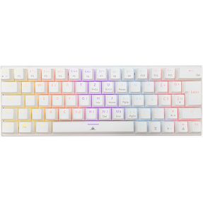 White Shark mehanička tipkovnica GK-002222V2 Wakizashi-2, HR, USB, blue switch, bijela