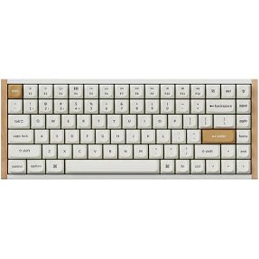 Keychron mehanička tipkovnica K2 HE, Bluetooth/2.4GHz, White Wooden, US Layout, HR znakovi, K2H-Q1