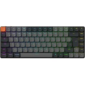 Keychron mehanička tipkovnica K3, Bluetooth/2.4GHz, Carbon Black, UK Layout, HR znakovi, K3X-H1-UK