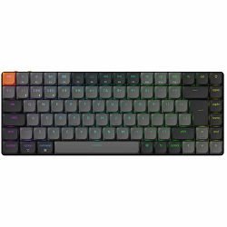 Keychron mehanička tipkovnica K3, Bluetooth/2.4GHz, Carbon Black, UK Layout, HR znakovi, K3X-H1-UK
