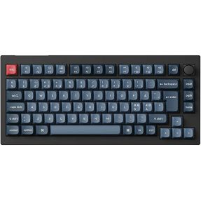 Keychron mehanička tipkovnica V1 Max, Bluetooth/2.4GHz, Black, UK Layout, HR znakovi, Jupiter Brown switch, V1M-D3-UK