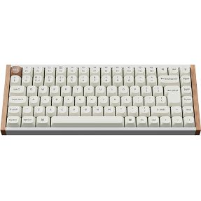 Keychron mehanička tipkovnica K2 HE, Bluetooth/2.4GHz, White Wooden, UK Layout, HR znakovi, K2H-Q1-UK
