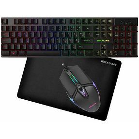 Maxline žični komplet SW-GKC002 Gaming 3u1 tipkovnica/miš/podloga