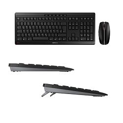 Komplet Cherry Stream Desktop, tiha bežična tipkovnica+miš, crna, 51755