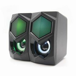 Ewent zvučnici 2.0, 6W RMS, RGB, EW3524