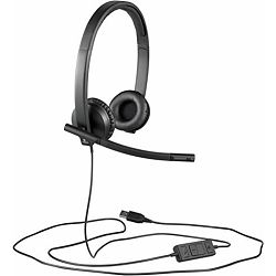 Logitech headset H570e Stereo USB, 981-000575