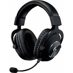 Logitech headset G PRO X Lightspeed, Gaming 7.1, bežične, Black, 981-000907