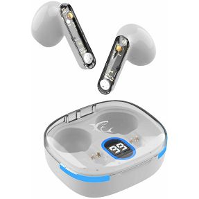 White Shark slušalice GEB-TWS37 HYPERBEAT, Bluetooth, bijele