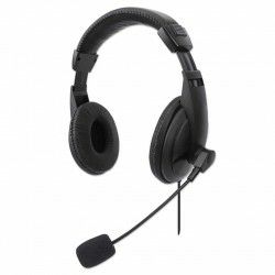 Slušalice Manhattan Headset Stereo, USB, Black, 352605