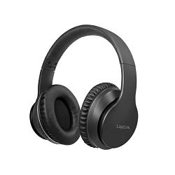 LogiLink slušalice Bluetooth Active-Noice-Canceling, V5.0, Black, BT0053