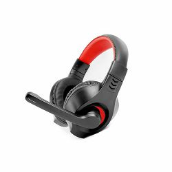 Maxline slušalice ML-V861 MIC, 2x3.5mm, crno/crvene
