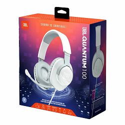 JBL Quantum 100, white, JBLQUANTUM100WHT