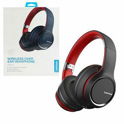 Slušalice Lenovo HD200, bluetooth, crno-crvene