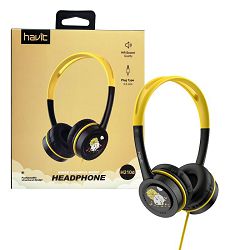 HAVIT slušalice H210d crno/žute , 3.5mm