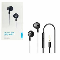 Slušalice Lenovo HF140, 3.5mm, mikrofon, crna