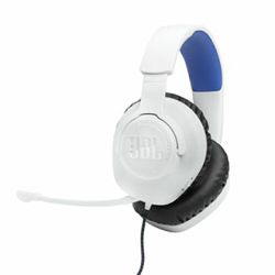 Slušalice JBL Quantum 100 white/blue, 3.5mm, JBLQ100PWHTBLU
