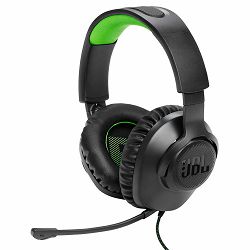 Slušalice JBL Quantum 100 black/green, 3.5mm, JBLQ100XBLKGRN