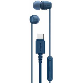 Sony žične slušalice IER-EX15C, In-Ear, USB-C, Blue, IEREX15CL.CE7