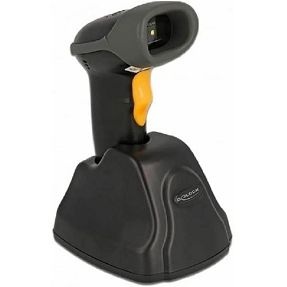 Delock bar kod čitač, 1D/2D, laser, crni, USB sa stanicom za punjenje, 90518