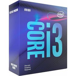 Intel Core i3-9100F (6MB Cache, 3.60GHz), boxed, ima hladnjak, nema integriranu grafiku !, BX80684I39100F