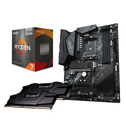 AMD Bundle Ryzen 7 5800X3D Promo, Gigabyte B550 Aorus Elite V2, DDR4 32GB G.Skill Ripjaws V 3600Mhz