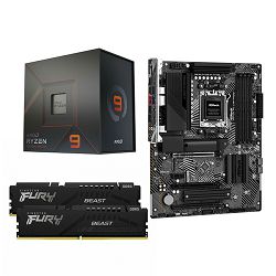 AMD Bundle Ryzen 9 7950X Promo, Asrock X670E PG LIGHTNING, DDR5 32GB Kingston  Fury BEAST 5600MHz Expo