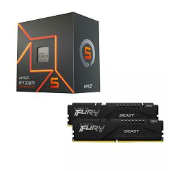 AMD Bundle Ryzen 5 7600 Promo, DDR5 16GB Kingston  Fury BEAST 5600MHz Expo