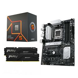 AMD Bundle Ryzen 5 7600 Promo, ASUS B650-Plus, DDR5 16GB Kingston  Fury BEAST 5600MHz Expo
