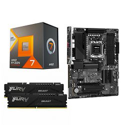 AMD Bundle Ryzen 7 7800X3D Promo, Asrock X670E PG LIGHTNING, DDR5 32GB Kingston  Fury BEAST 5600MHz Expo