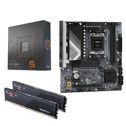 AMD Bundle Ryzen 5 7600X Promo, AMD 7600X, DDR5 32GB (2x16) Corsair 6000MHz, Acrctic Freezer 36