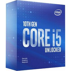Intel Core i5-10600KF, 4.1GHz (Turbo 4.8), boxed without cooler, LGA1200, BX8070110600KF